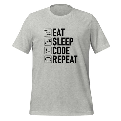 EAT SLEEP CODE REPEAT - VARCHAR Black