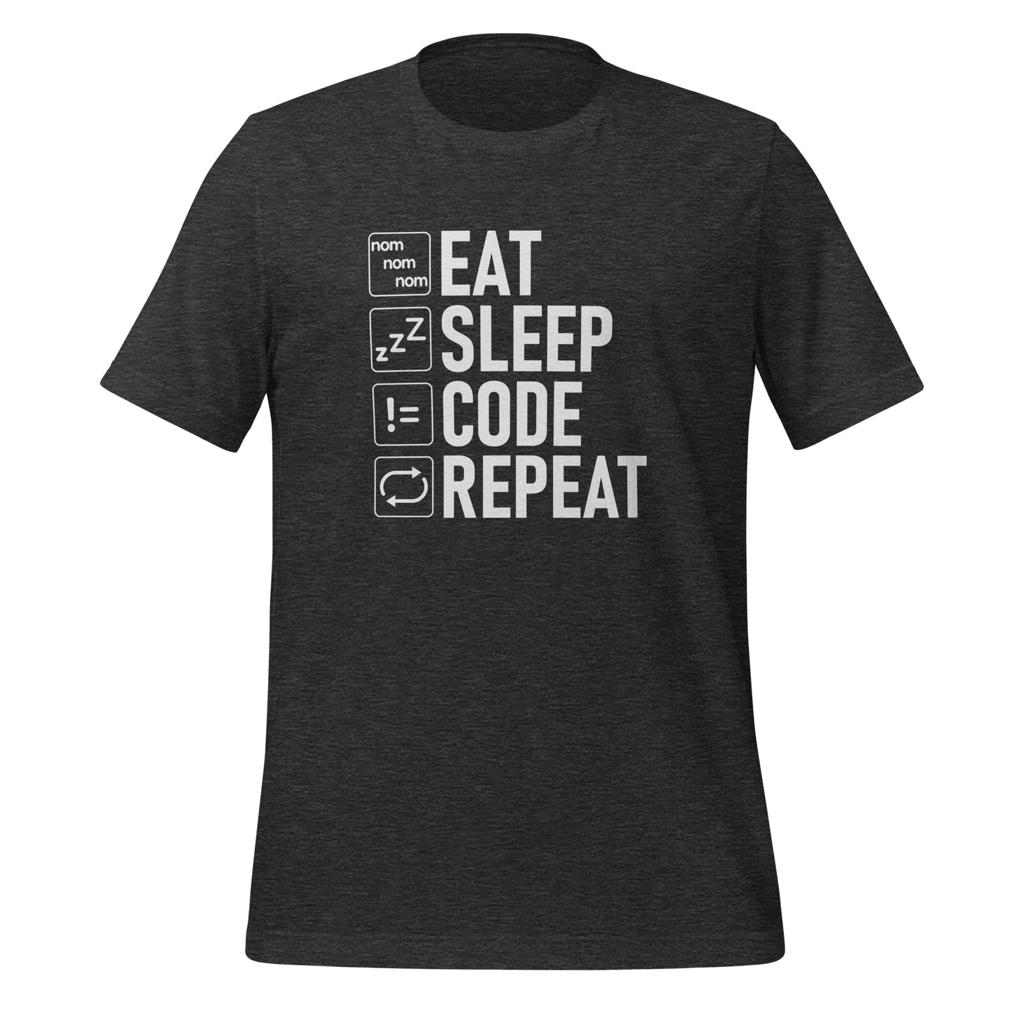 EAT SLEEP CODE REPEAT - VARCHAR White