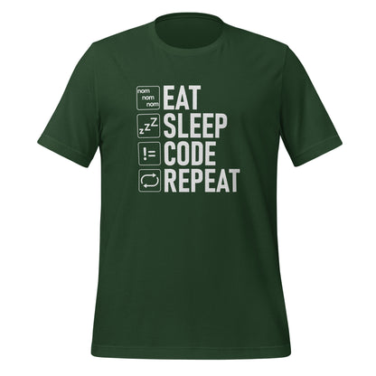 EAT SLEEP CODE REPEAT - VARCHAR White