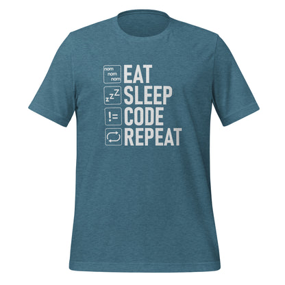 EAT SLEEP CODE REPEAT - VARCHAR White