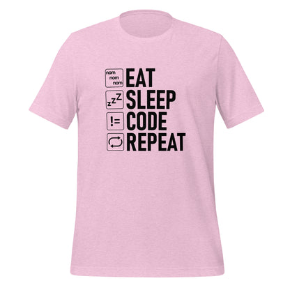 EAT SLEEP CODE REPEAT - VARCHAR Black