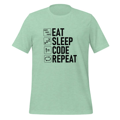 EAT SLEEP CODE REPEAT - VARCHAR Black