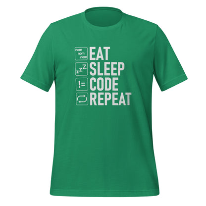 EAT SLEEP CODE REPEAT - VARCHAR White