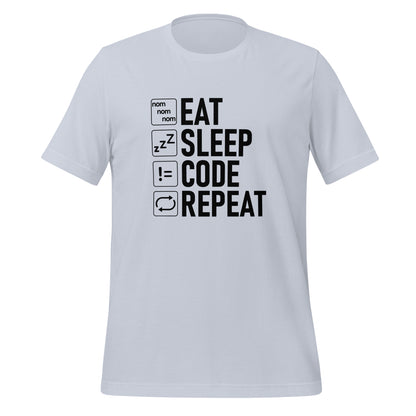 EAT SLEEP CODE REPEAT - VARCHAR Black