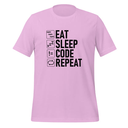 EAT SLEEP CODE REPEAT - VARCHAR Black