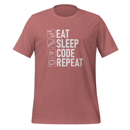 EAT SLEEP CODE REPEAT - VARCHAR White