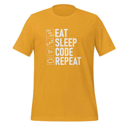 EAT SLEEP CODE REPEAT - VARCHAR White