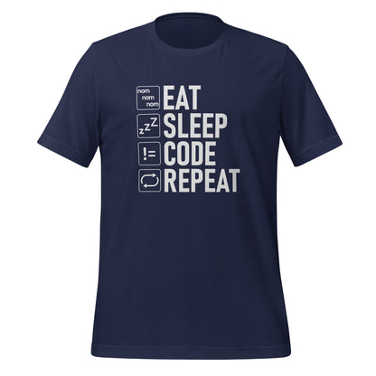 EAT SLEEP CODE REPEAT - VARCHAR White