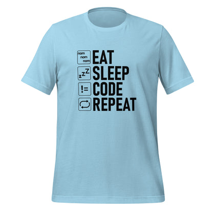 EAT SLEEP CODE REPEAT - VARCHAR Black