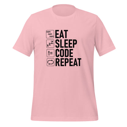 EAT SLEEP CODE REPEAT - VARCHAR Black